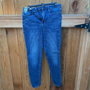 American Eagle Outfitters Dark Blue Skinny Jeans